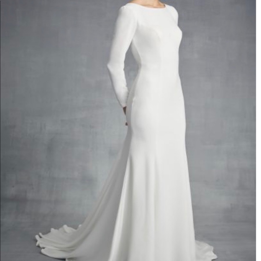 wedding dress and belt